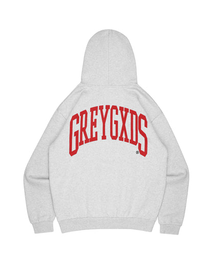 "Arch Logo" Hoodie - (Athletic Grey)