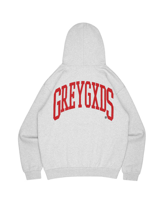 "Arch Logo" Hoodie - (Athletic Grey)