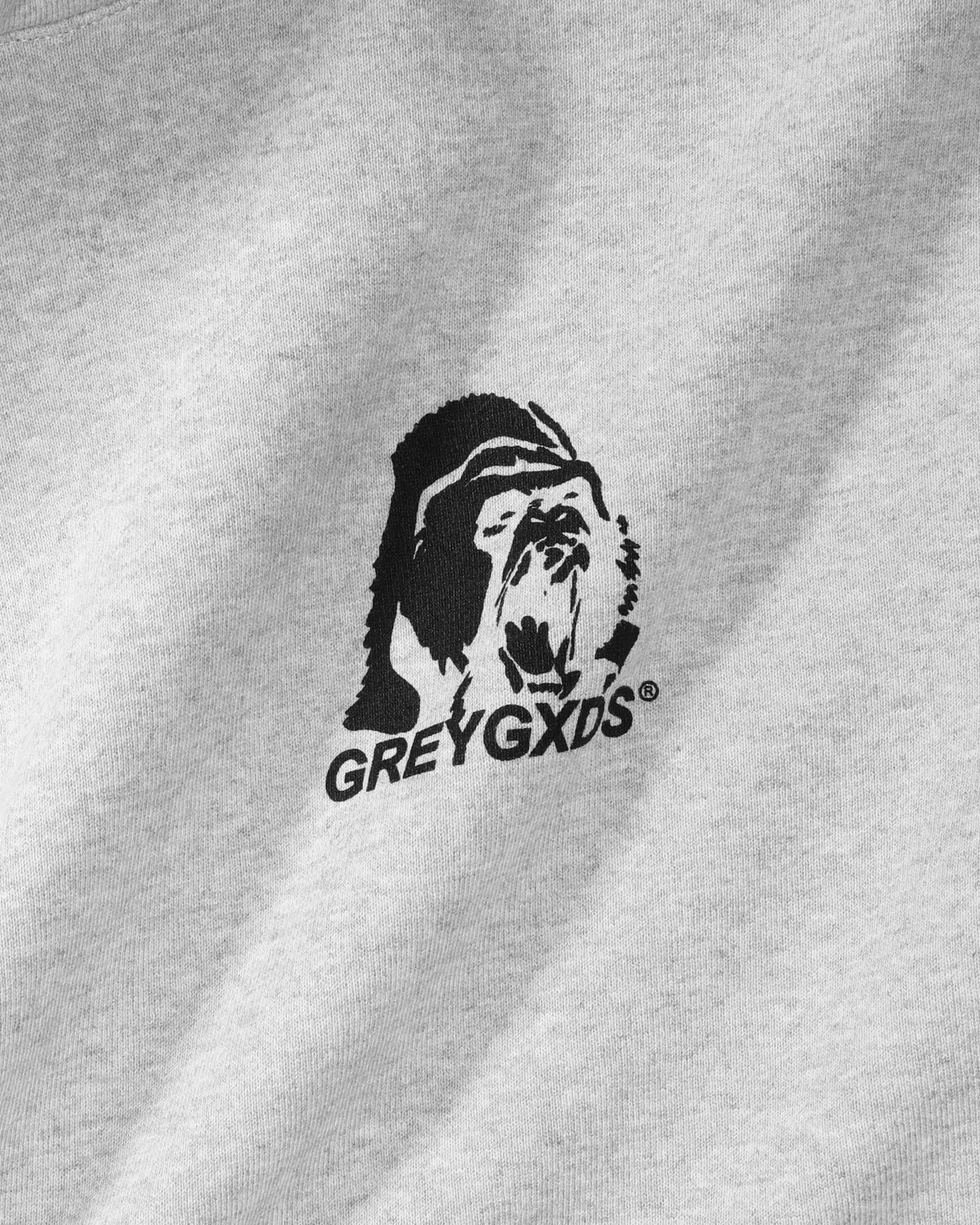 "Ape Logo" Hoodie - (Athletic Grey)