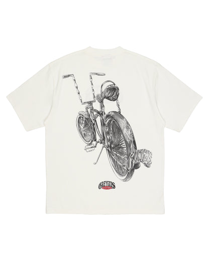 "Bike" Tee - (Off-White)