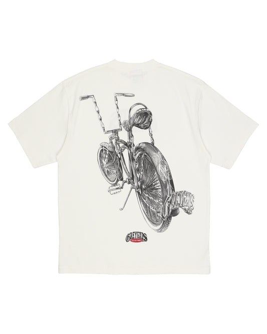 "Bike" Tee - (Off-White)