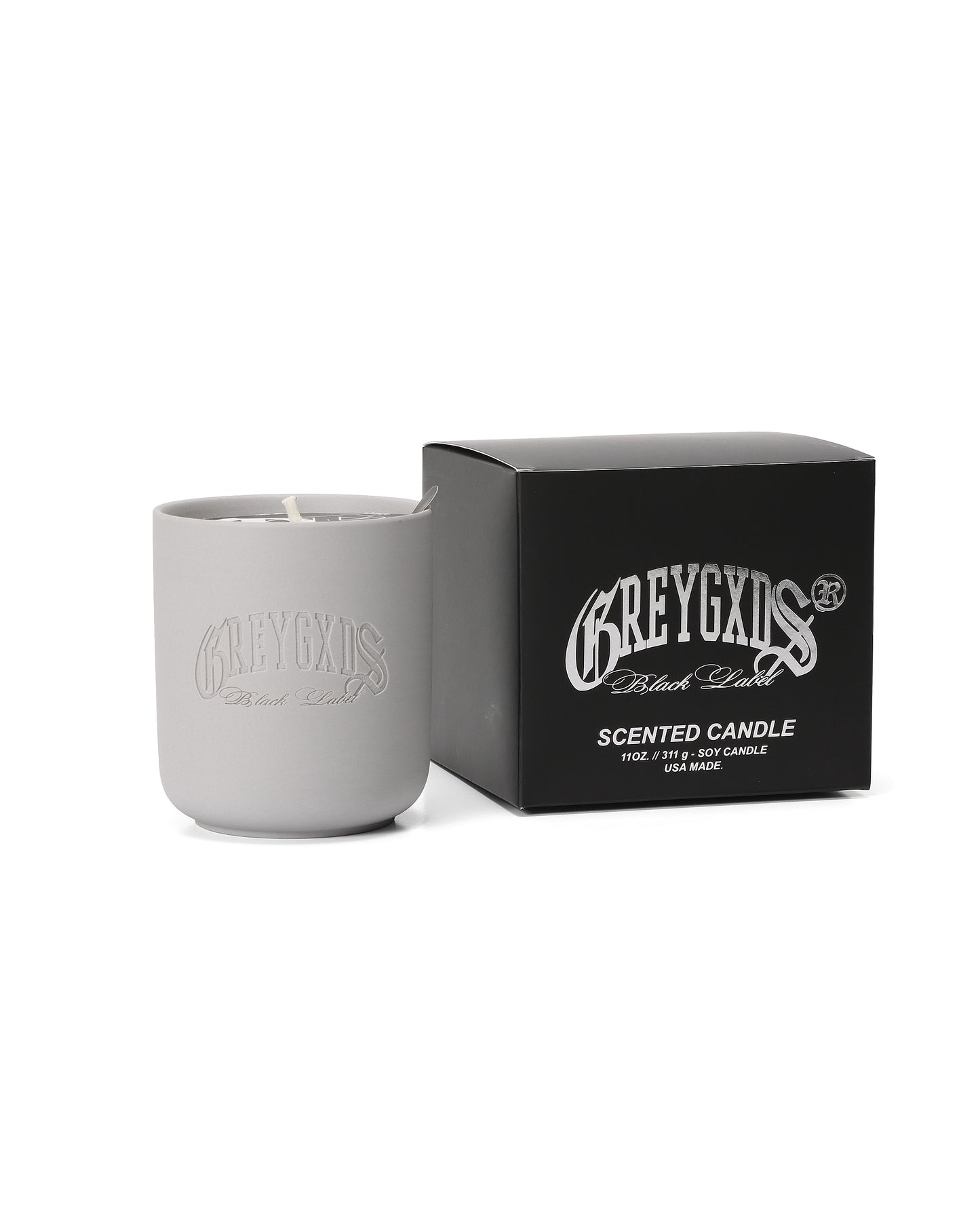 "Black Label" Scented Candle - (Concrete)