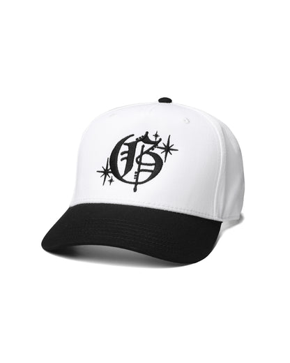 "Inglish Logo" Logo 5-Panel Cap - (Black & White)