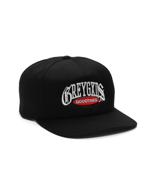 "Stack Logo" 5-Panel Cap - (Black)