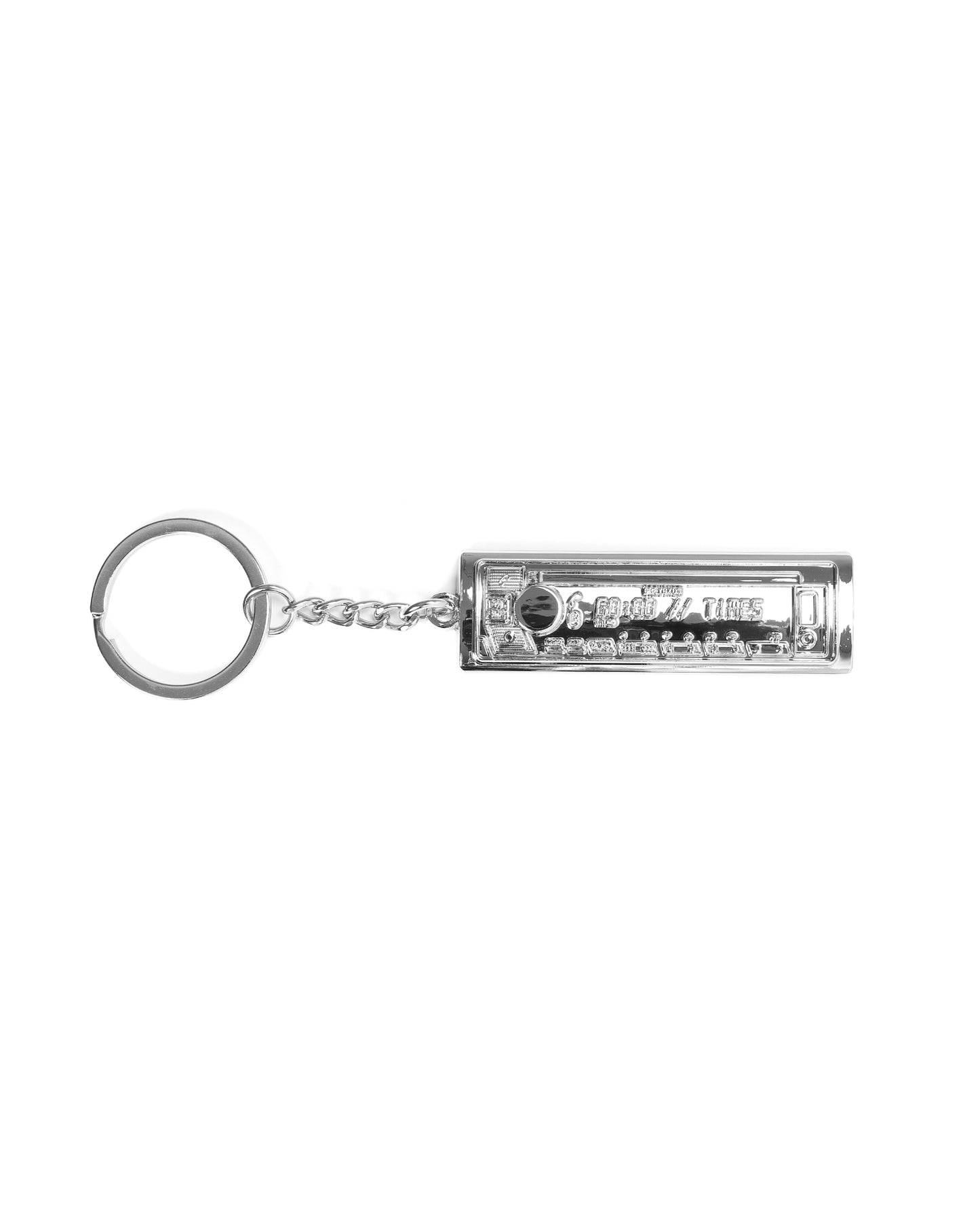 "Faceplate" Keychain - (Chrome)