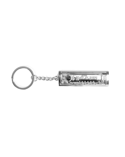 "Faceplate" Keychain - (Chrome)