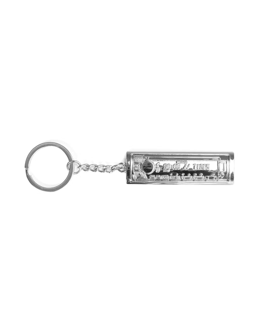 "Faceplate" Keychain - (Chrome)