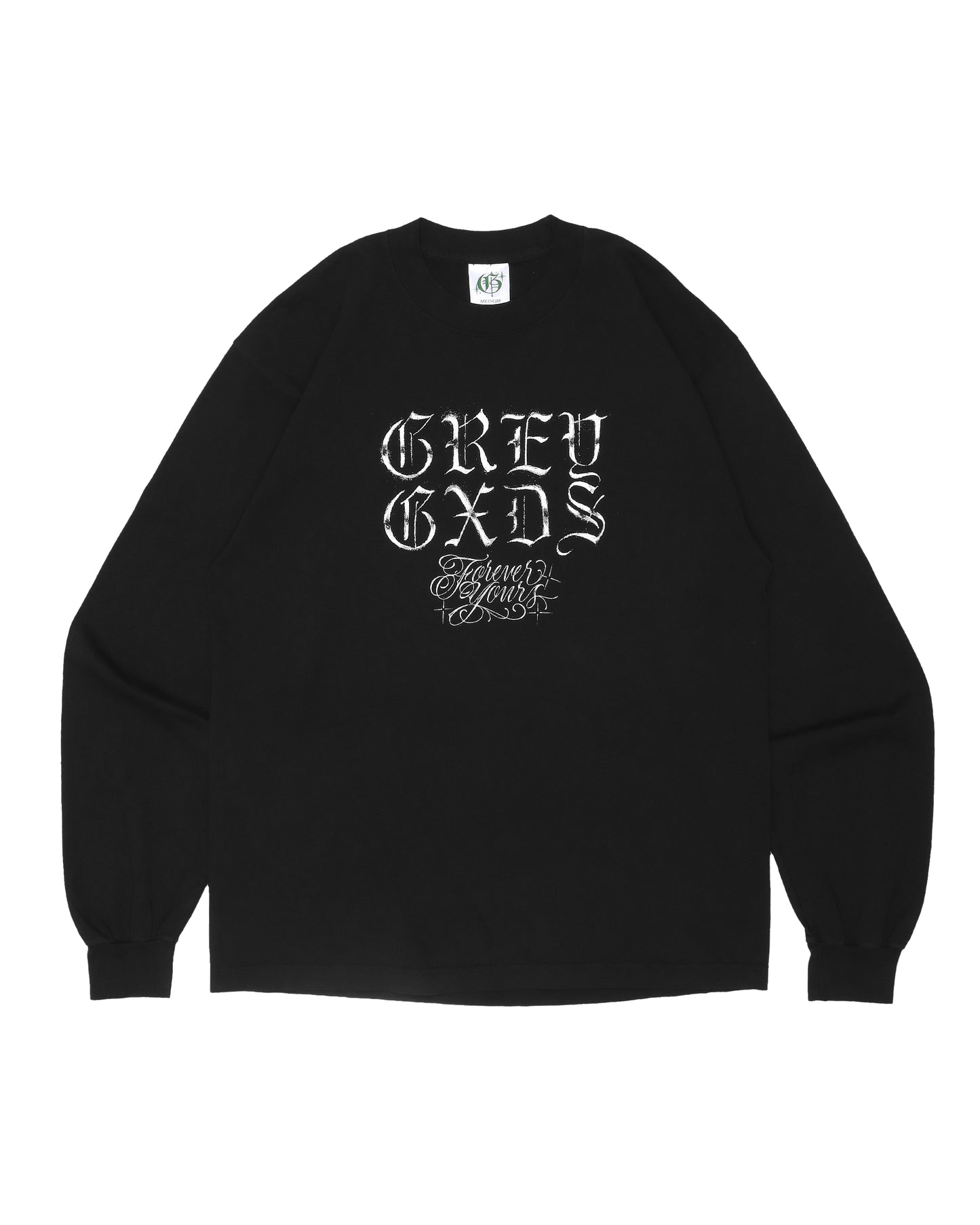 "Forever Yours" Long Sleeve Tee - (Black)