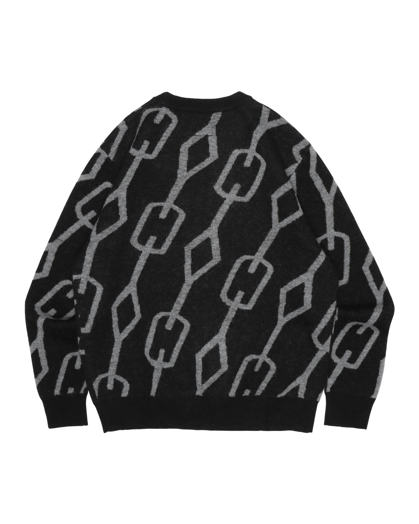 "Starlink" Mohair Knitted Sweater - (Black)