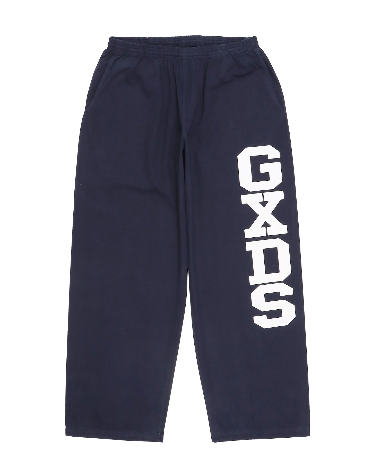 "Block Logo" Jersey Pant - (Navy)