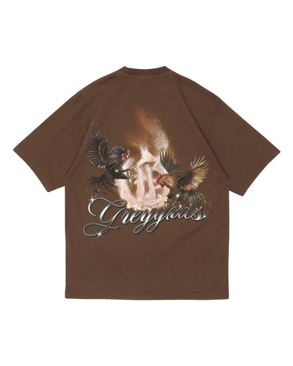 "Gallera" Tee - (Brown)
