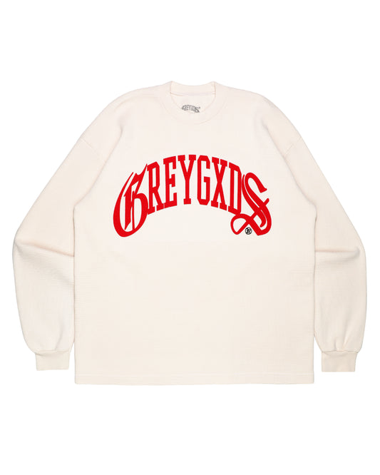 "O.E. Logo" Thermal Shirt - (Ivory)